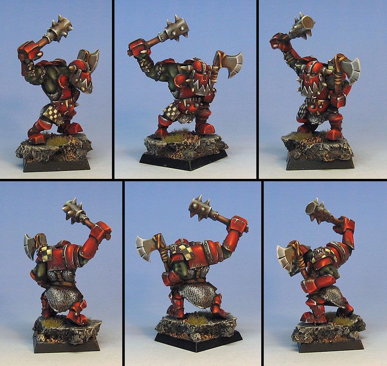 James Wappel Miniature Painting A unit of Black Orcs